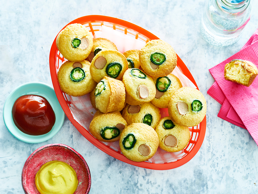 Mini Spicy Corn Pups | Savory