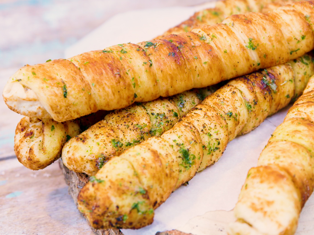 Grilled Breadsticks Savory