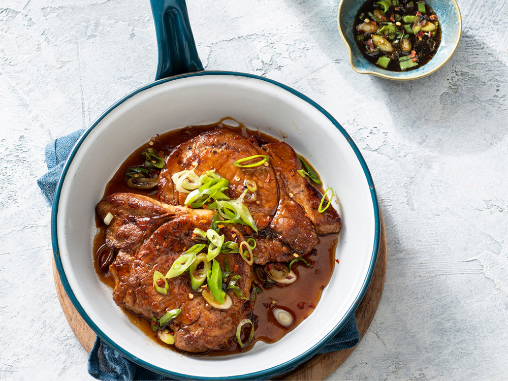 Soy and Honey Pork Chops | Savory