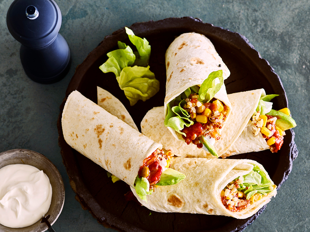 Corn and Quinoa Burritos | Savory