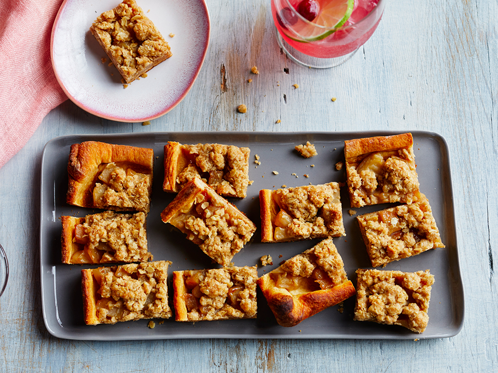 Pear Streusel Bars | Savory