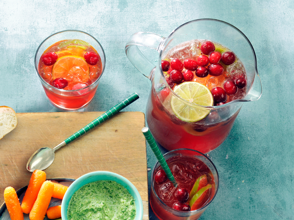 Cranberry Spritzers | Savory