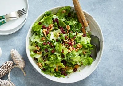Salad with Sweet Poppy seed Dressing and Cranberries