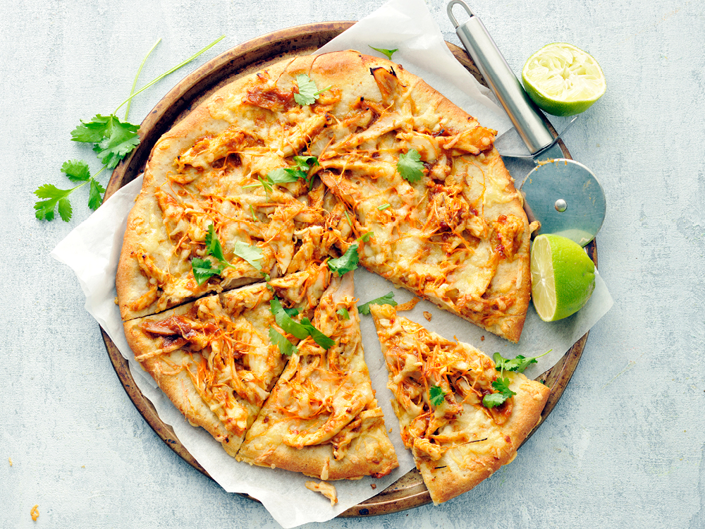 Thai Chicken Pizza | Savory