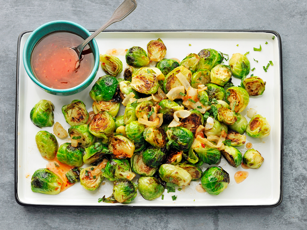 Sweet and Spicy Sprouts | Savory
