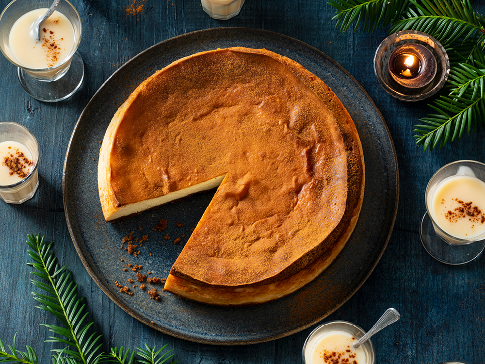 Eggnog Cheesecake | Savory
