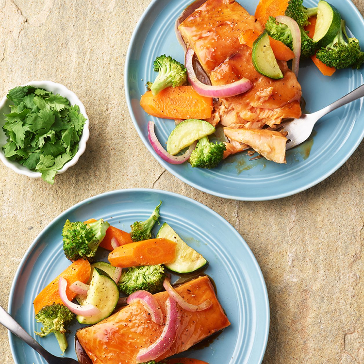 Teriyaki Grilled Salmon Foil Packets