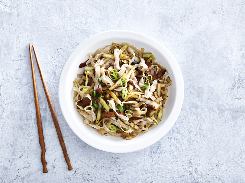 Cabbage and Ham Stir-Fry | Savory