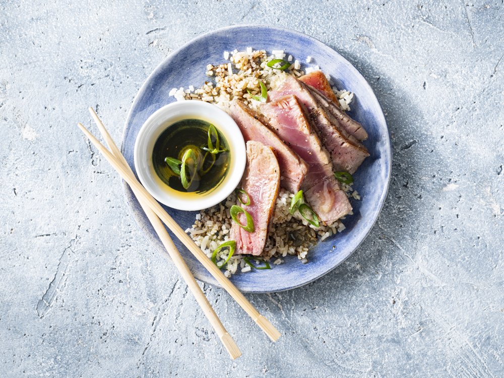 Seared Tuna with Lime Dipping Sauce Savory