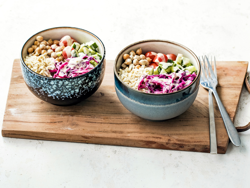 Chickpea and Brown Rice Bowl | Savory