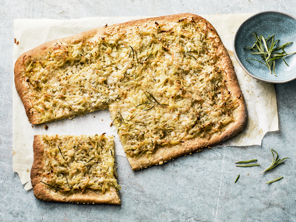 Rosemary and Potato Pizza | Savory