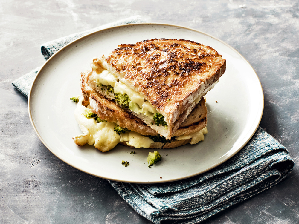 Broccoli and Brie Grilled Cheese | Savory