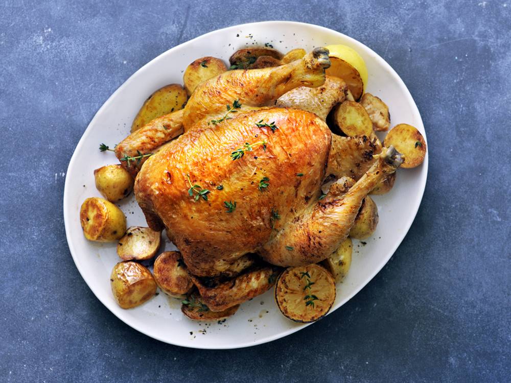 Roast Chicken and Potatoes | Savory