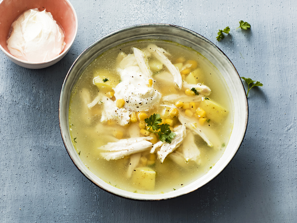 Chicken and Potato Stew with Corn | Savory