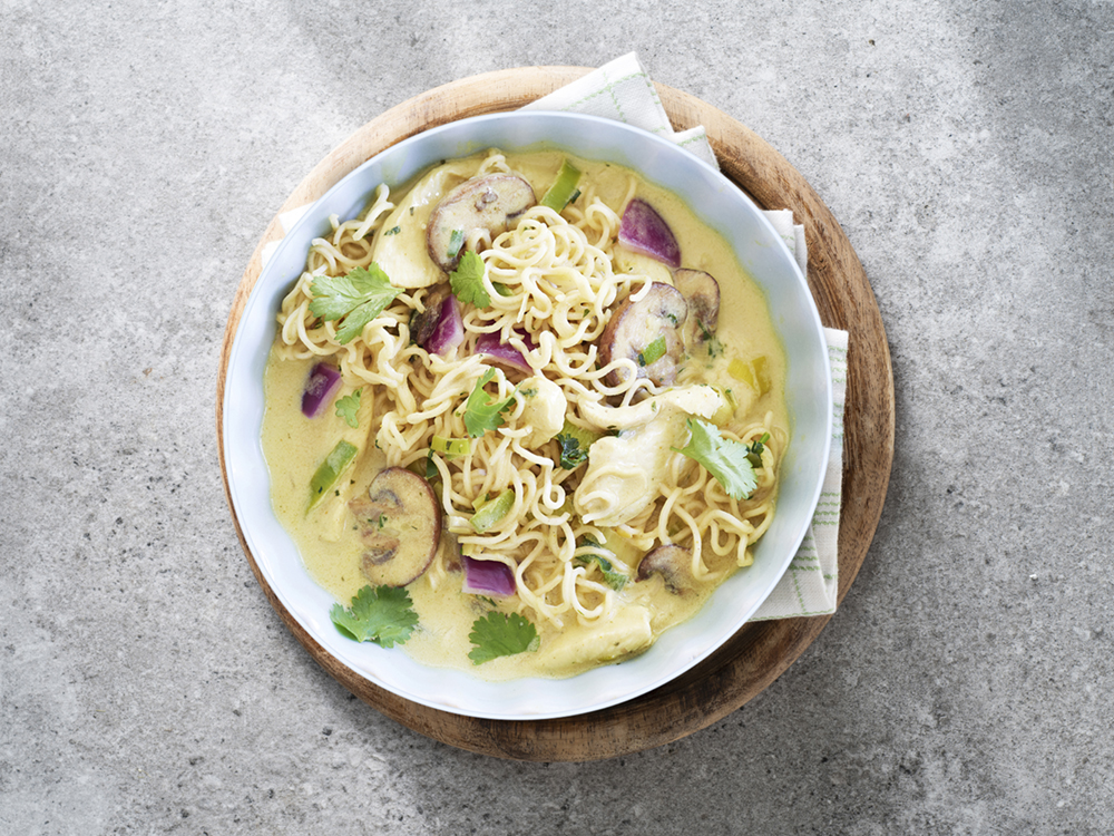 Thai Chicken Soup with Noodles | Savory