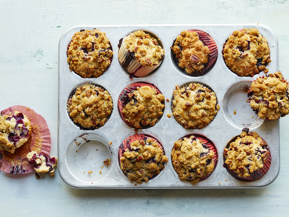 Blueberry Coffee Cake Muffins | Savory