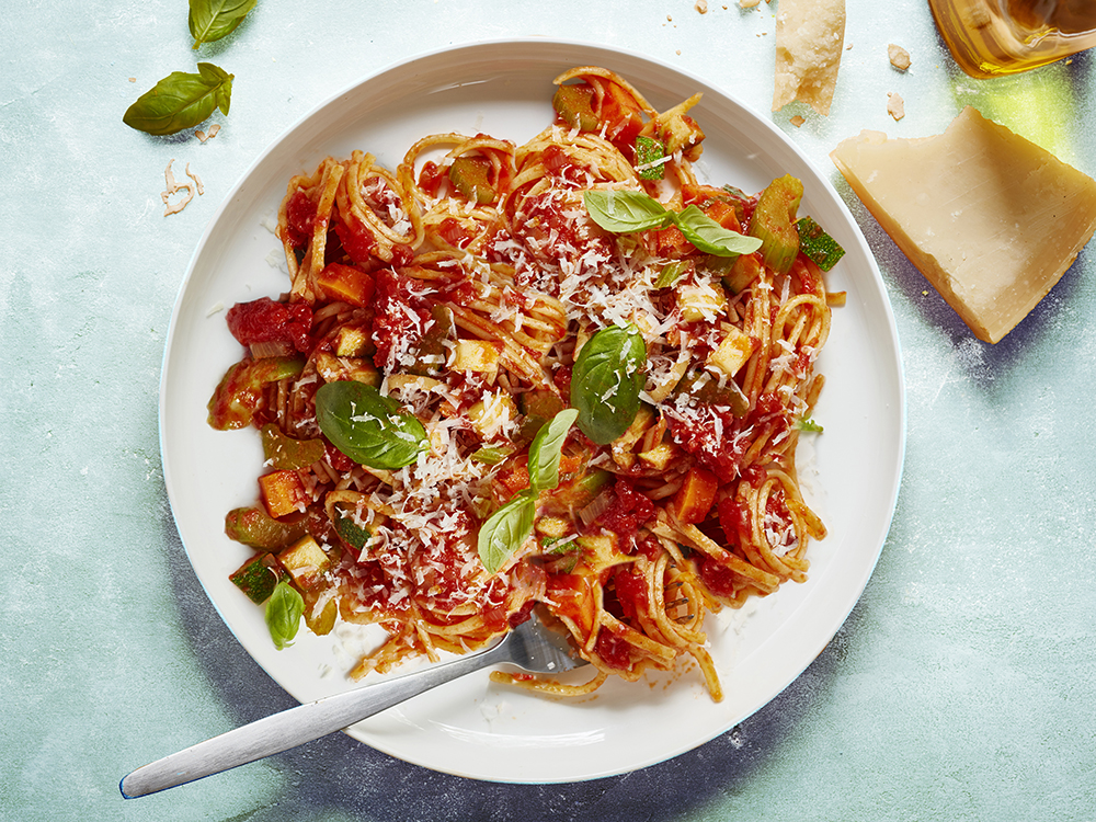 Spaghetti with Veggie Marinara | Savory
