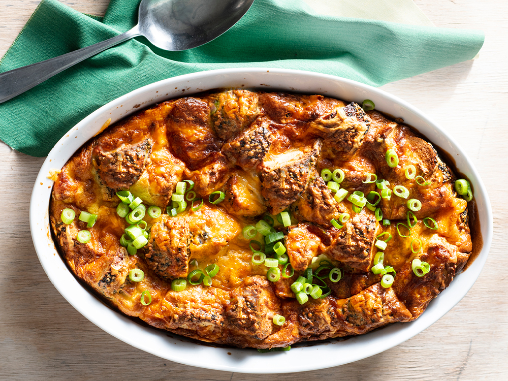 Everything Bagel Breakfast Bake | Savory
