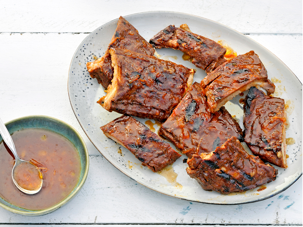 Orange and Spice–Glazed Ribs | Savory