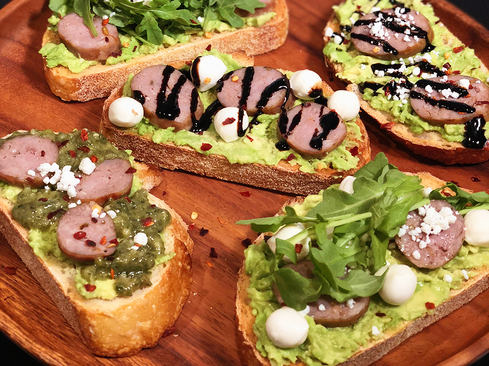 Premio Sausage Avocado Toast | Savory
