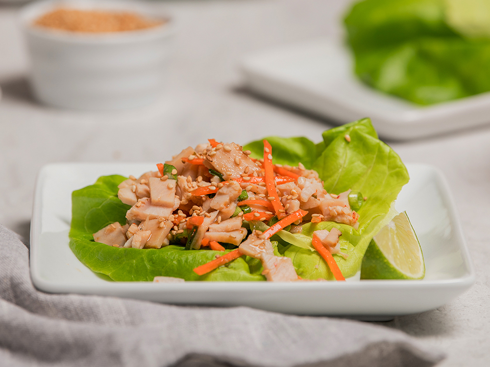 Thai Turkey and Peanut Lettuce Wraps | Savory