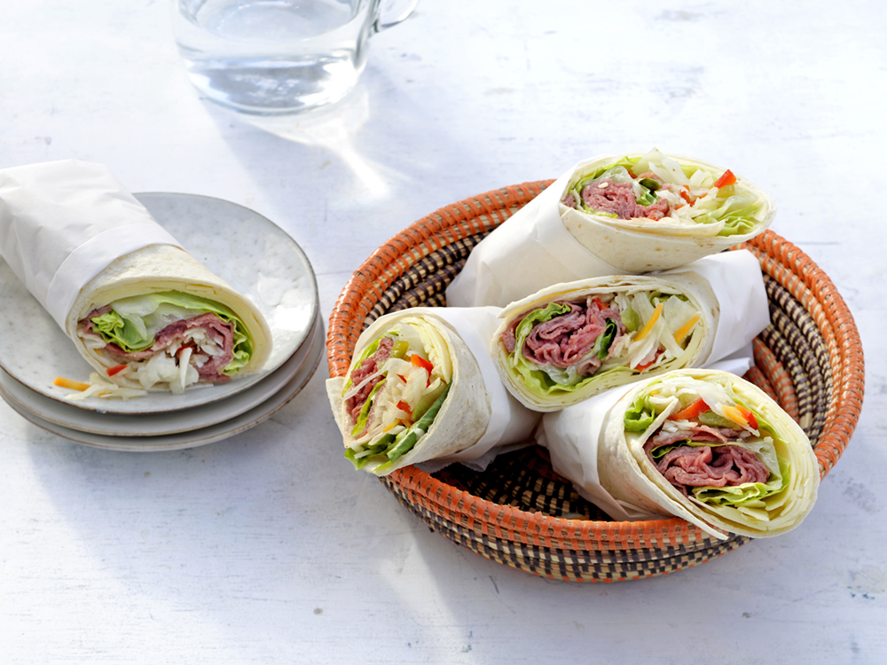 Roast Beef and Cheddar Wraps | Savory
