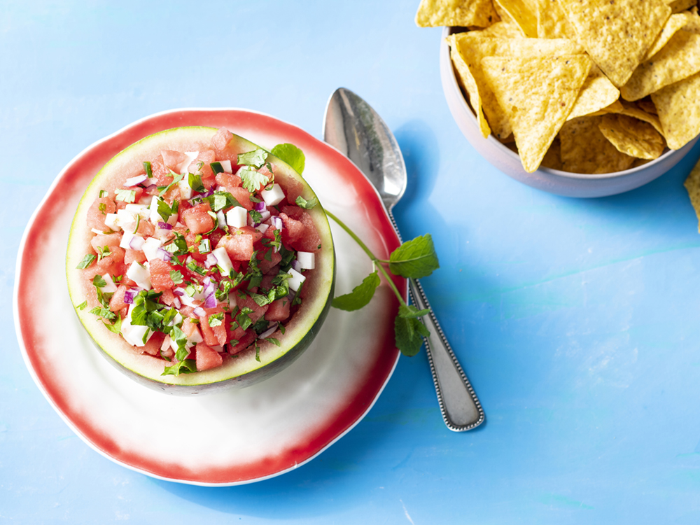 Watermelon and Jicama Salsa Savory
