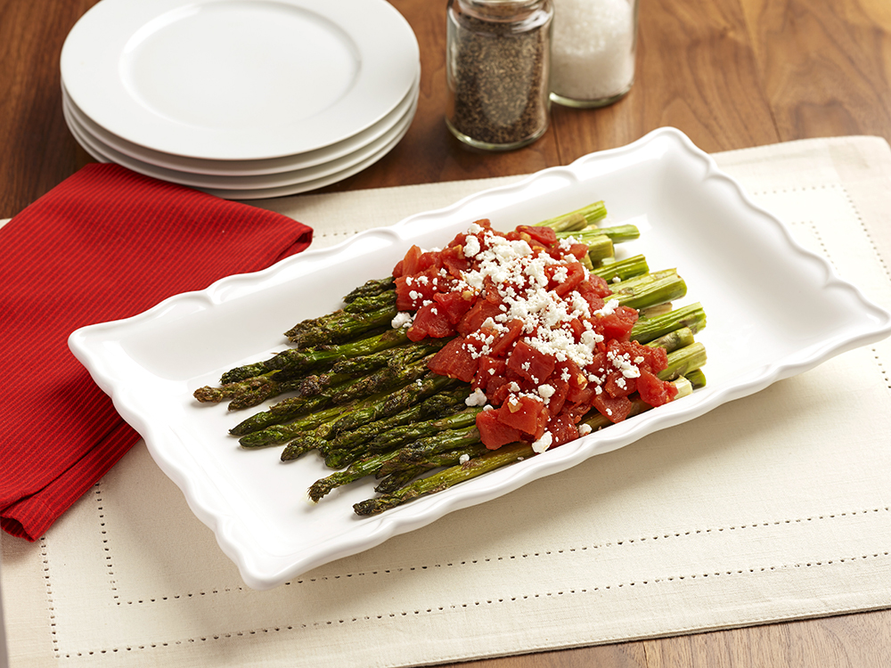 Roasted Asparagus with Tomatoes | Savory