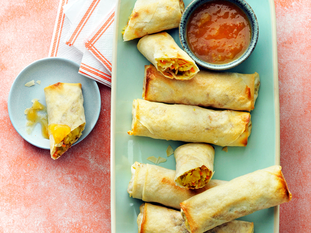 Veggie Egg Rolls Savory