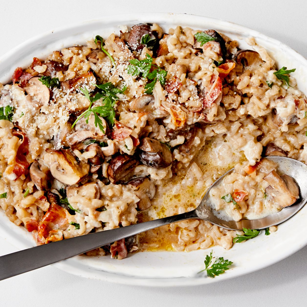 Multi Cooker Risotto Recipes Multi-Cooker Mushroom Risotto | Savory