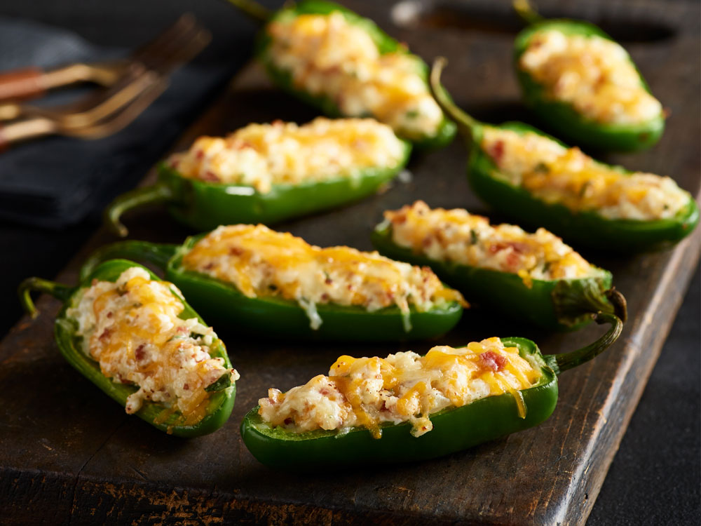Stuffed Jalapenos with Bacon | Savory