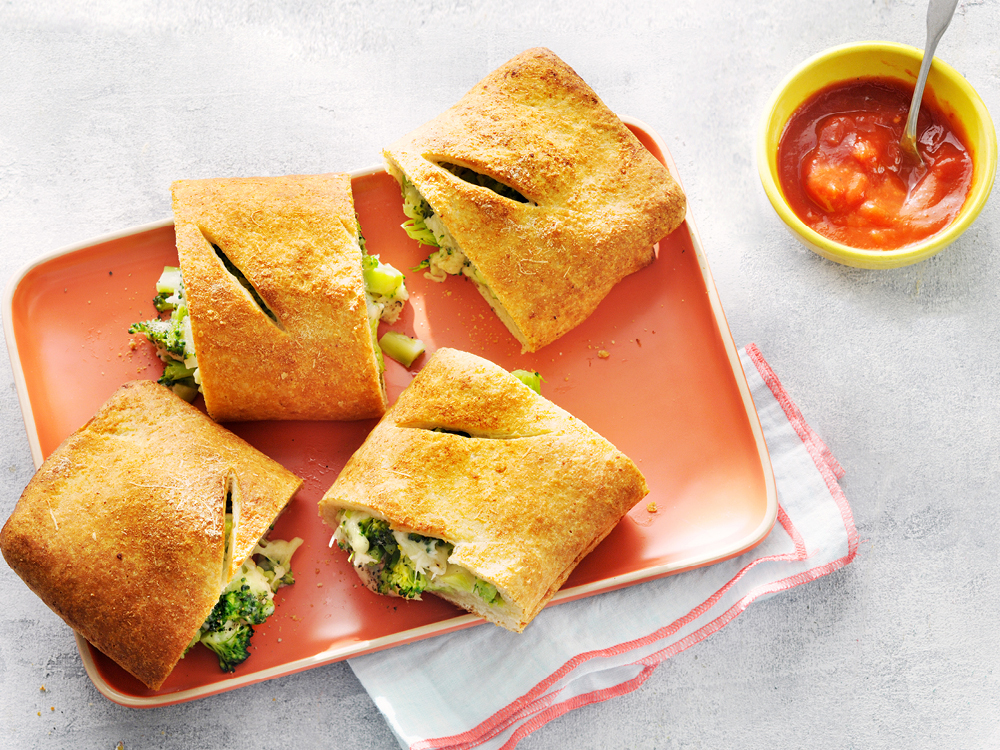 Broccoli and Mozzarella Stromboli | Savory
