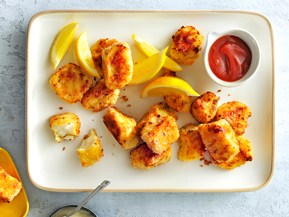 Crispy Cod Nuggets Savory