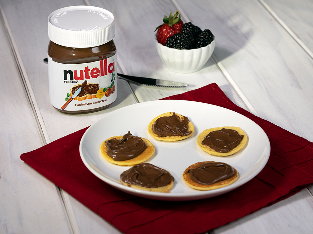 Mini Pancakes with NUTELLA® Hazelnut Spread | Savory