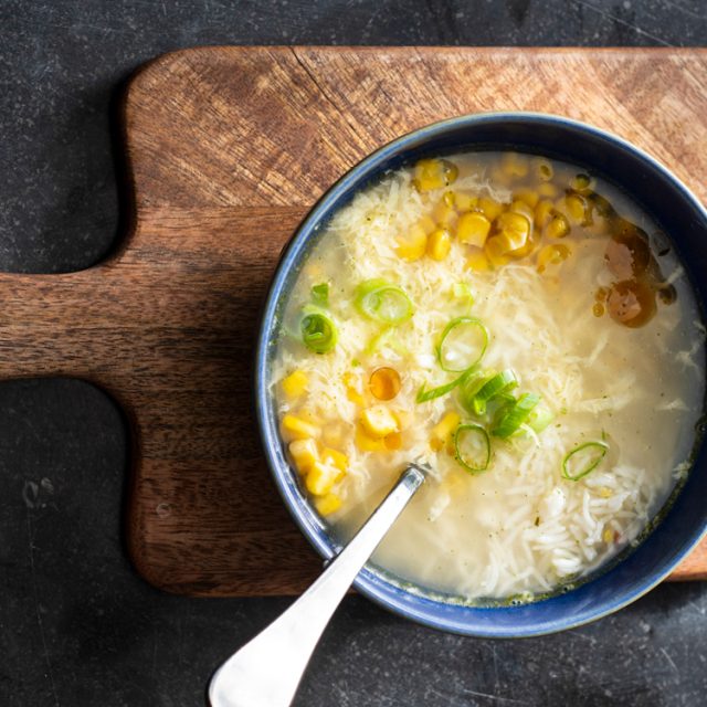 Corn Egg Drop Soup | Savory