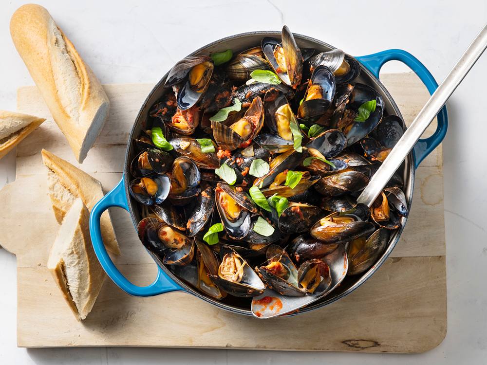Mussels Marinara | Savory