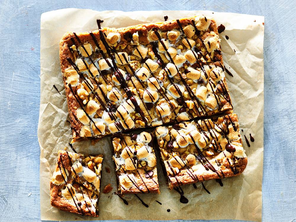 Rocky Road Cookie Bars | Savory