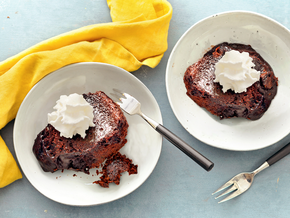 Chocolate Slow Cooker Cake Savory