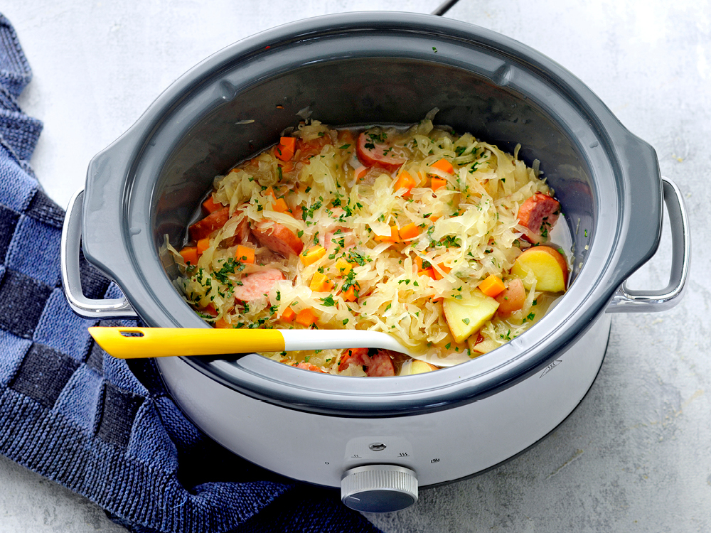 Kielbasa and Sauerkraut Stew | Savory