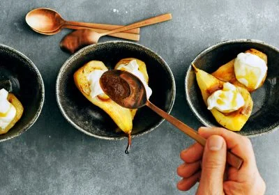 Spiced Caramelized Pears