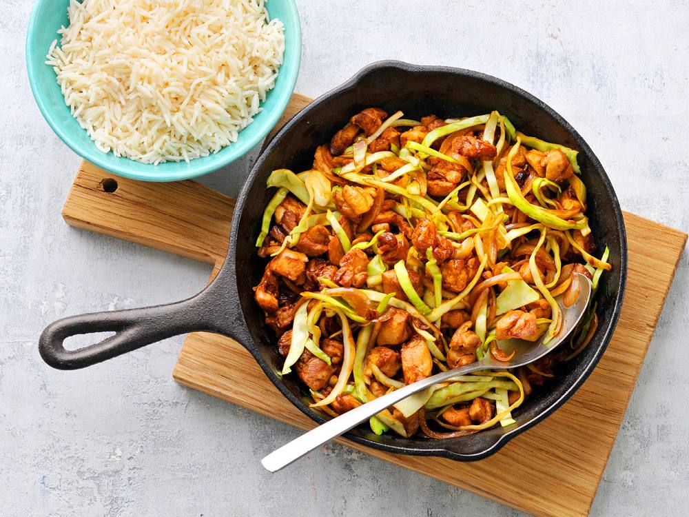Chicken and Cabbage Stir-Fry | Savory