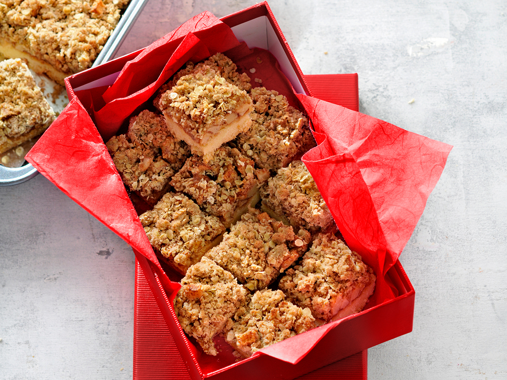 Apple Shortbread Bars | Savory