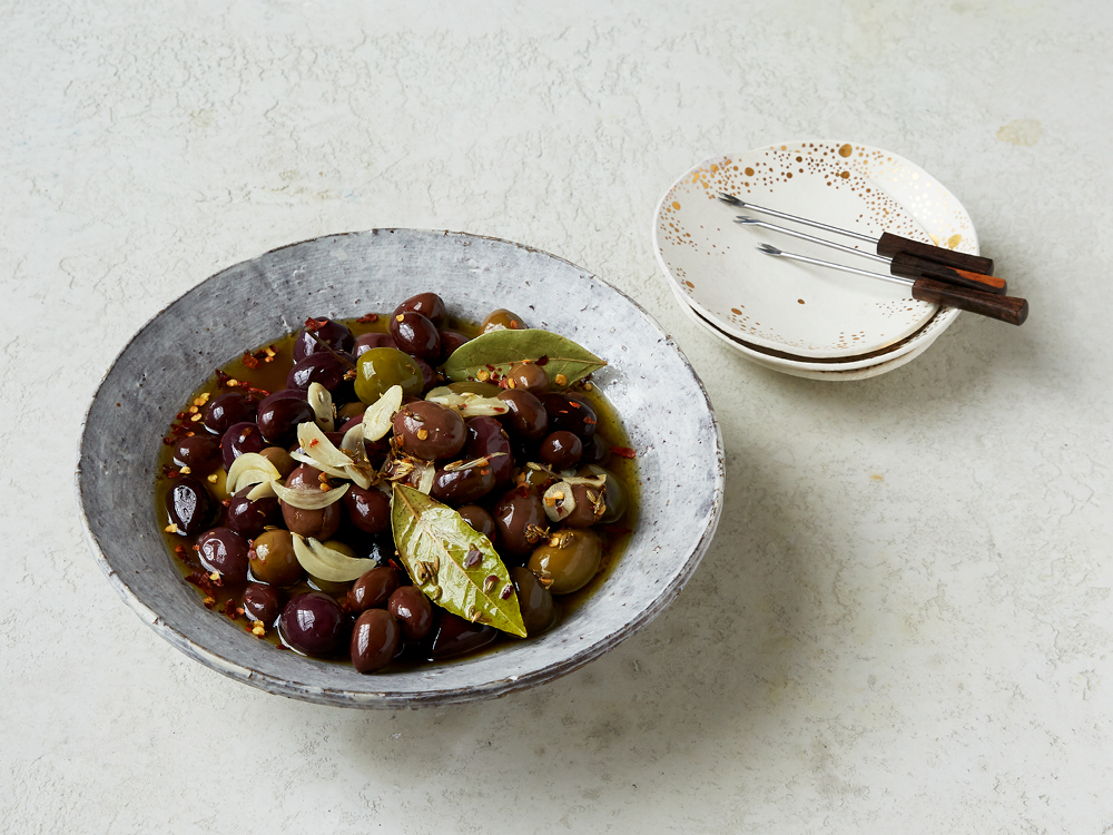 Warm Marinated Olives | Savory