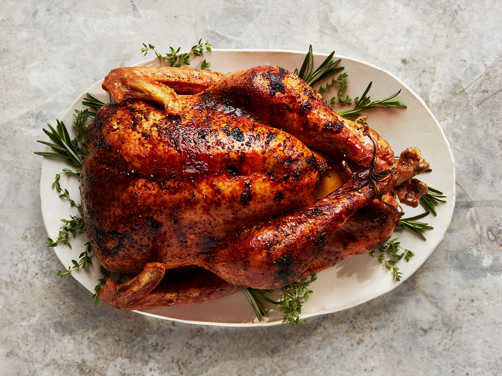 Cider-Glazed Turkey and Gravy | Savory