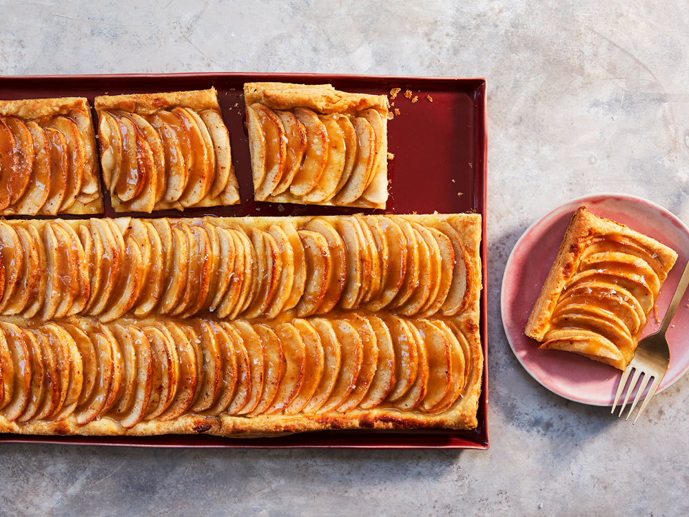 Apple Tart with Tahini Caramel | Savory