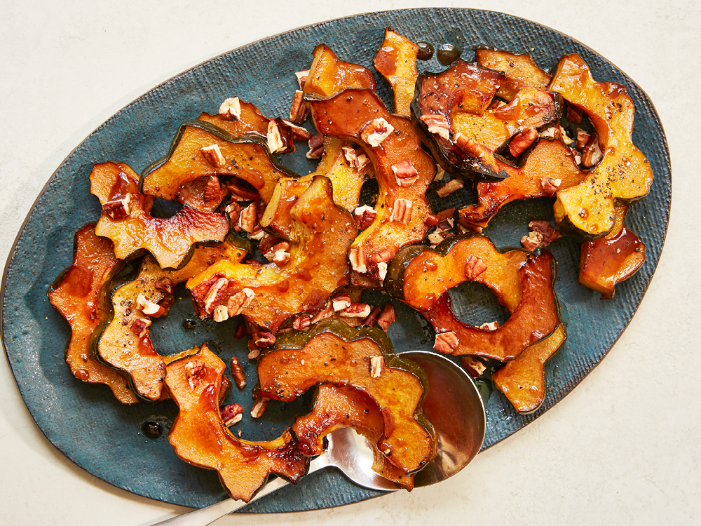Balsamic-Roasted Acorn Squash | Savory
