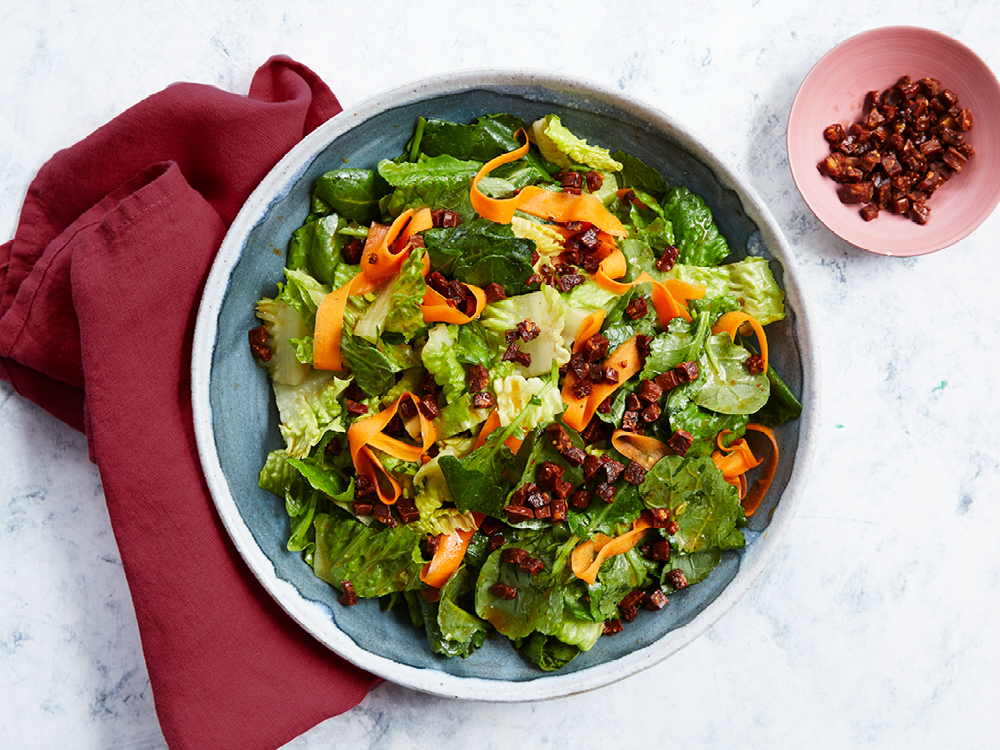 Salad with Chorizo and Pickled Carrots | Savory