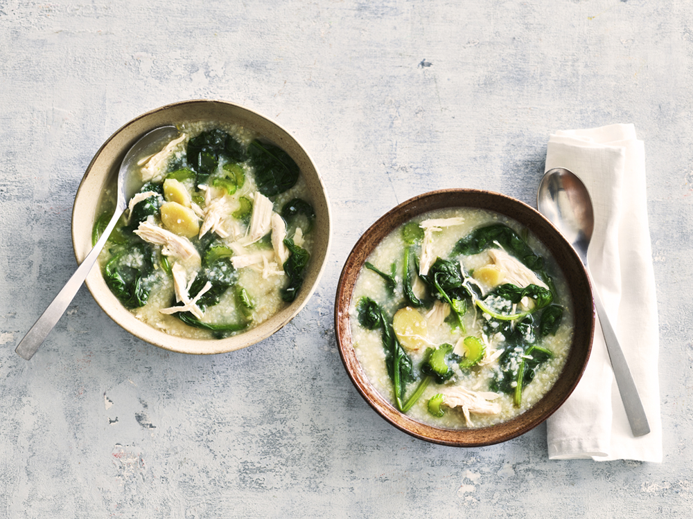Slow Cooker Chicken and Rice Soup | Savory