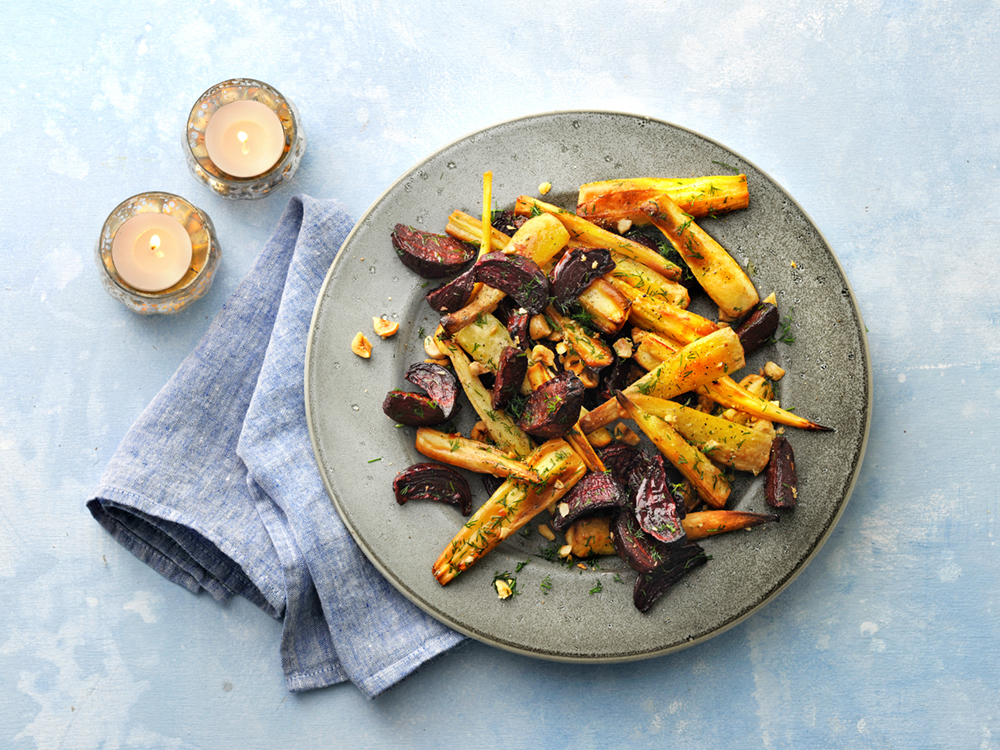 Roasted Beets and Parsnips with Hazelnuts | Savory