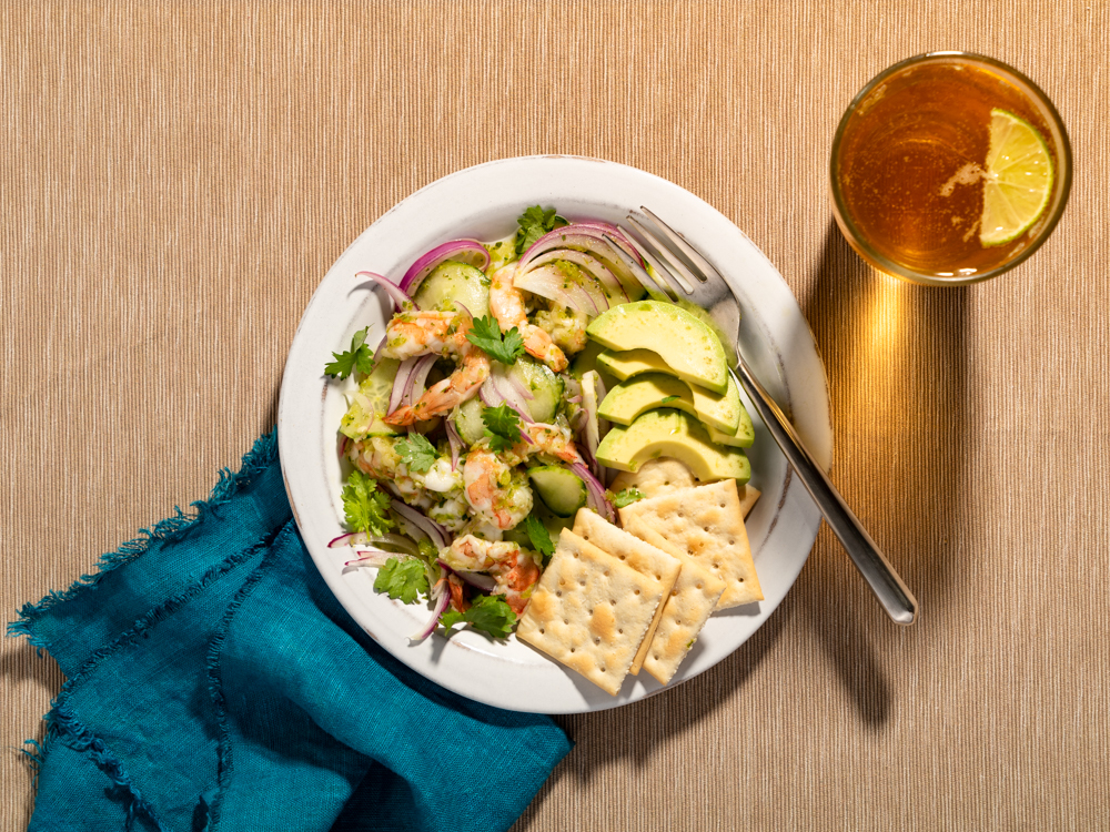 Spicy Mexican Shrimp Ceviche with Lime | Savory